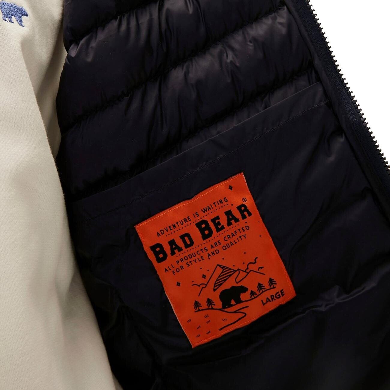 Bad Bear 22.02.17.002 Archer Puffer Vest Lacivert - 4