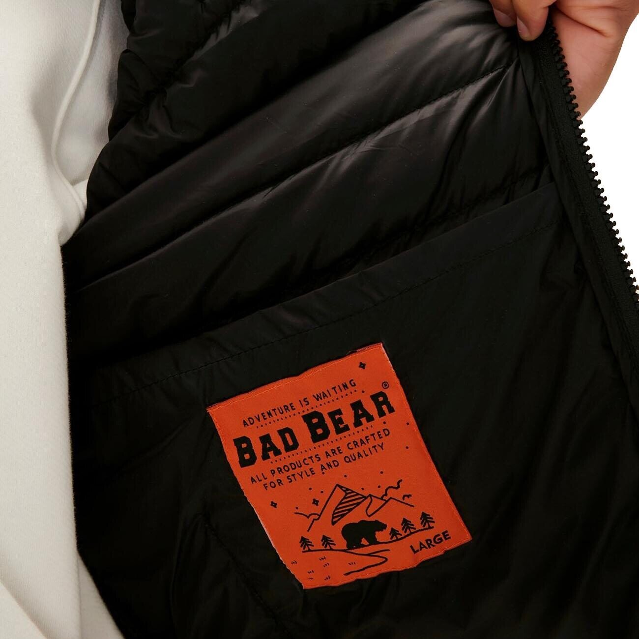 Bad Bear 22.02.17.002 Archer Puffer Vest Siyah - 4