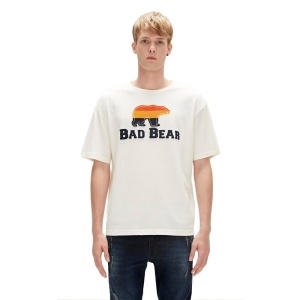 Bad Bear 23.01.07.027 Tripart T-Shirt Beyaz 