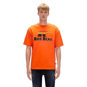 Bad Bear 23.01.07.027 Tripart T-Shirt Turuncu 