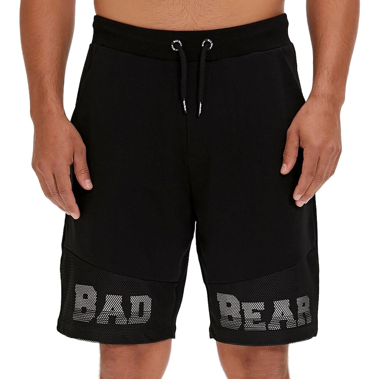 Bad Bear 24.01.18.012 Grid Sweatshort Siyah - 1