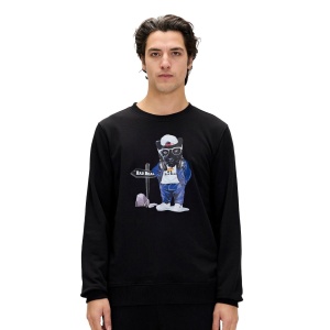 Bad Bear 24.02.12.020 Panther Crewneck Sweatshirt Siyah 