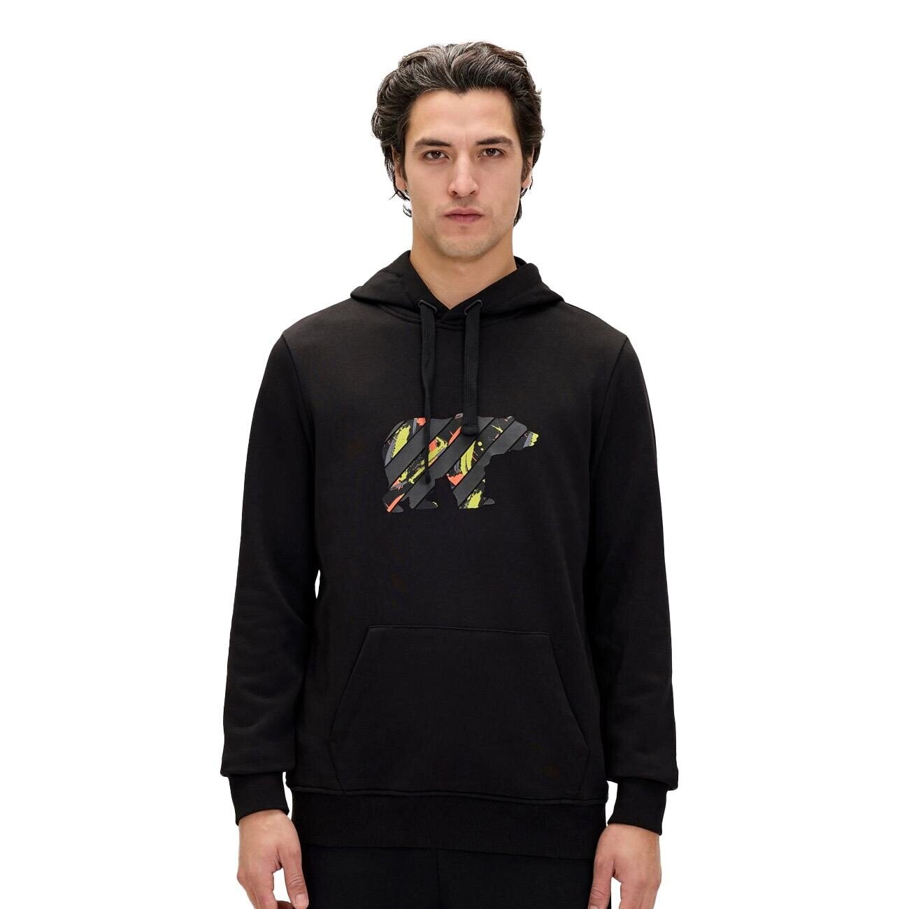 Bad Bear 24.02.12.024 Mono Hoodie Sweatshirt Siyah - 1