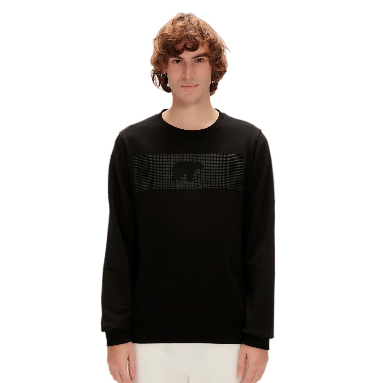 Bad Bear Fancy Crewneck Sweatshirt Siyah - 1