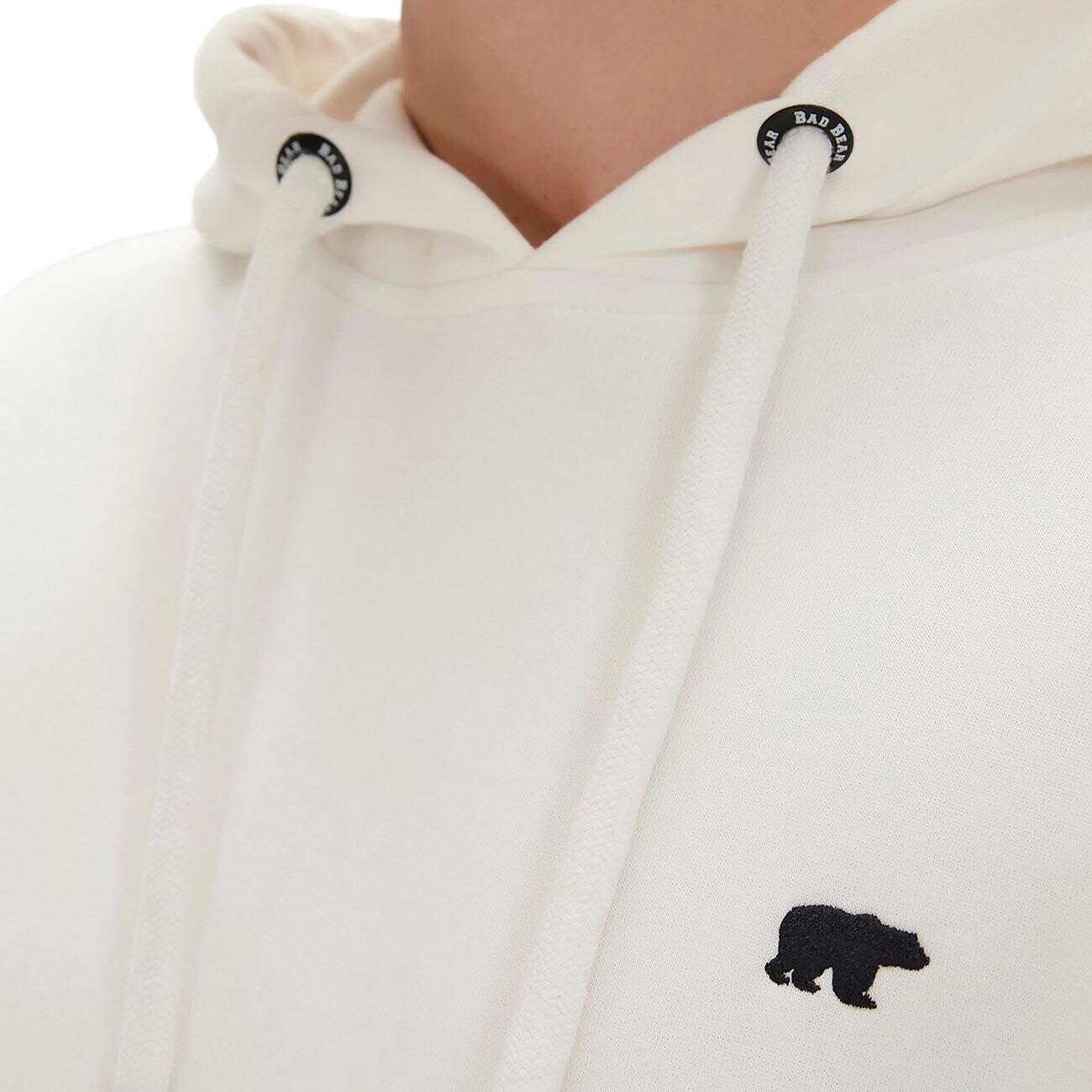 Bad Bear Simple Hoodie Sweatshirt Ekru - 3