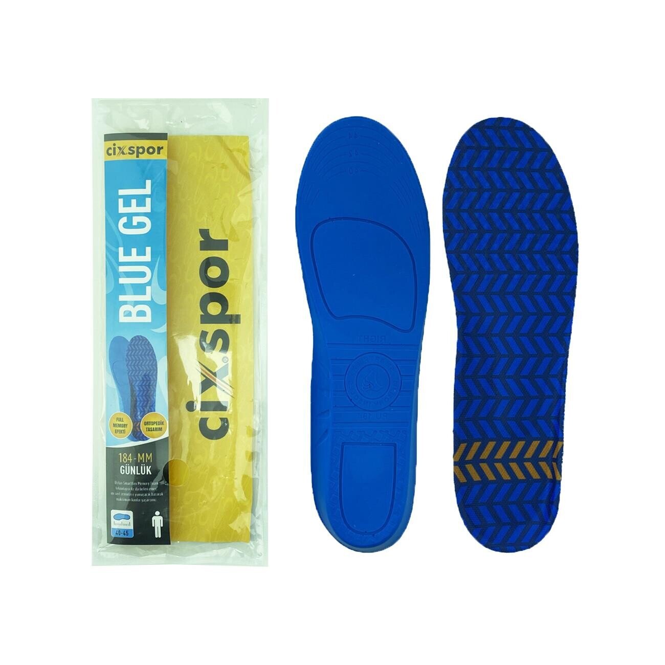 Cix Spor Blue Gel Ayakkabı Tabanlığı Lacivert-Saks - 1