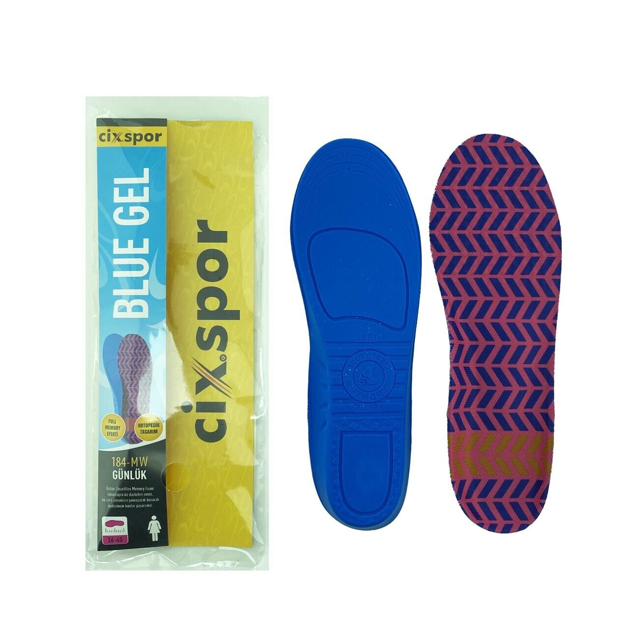 Cix Spor Blue Gel Ayakkabı Tabanlığı Pembe-Laci - 1