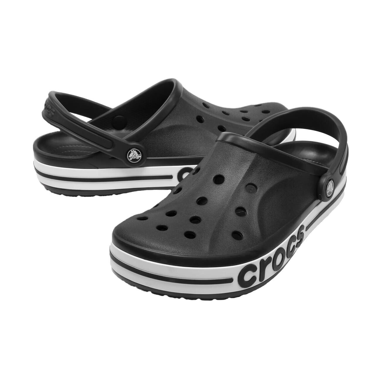 Crocs 205089 Bayaband Clog Siyah-Beyaz - 3