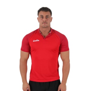 Diadora 1050131 Premium Kamp Polo Tişört Kırmızı 