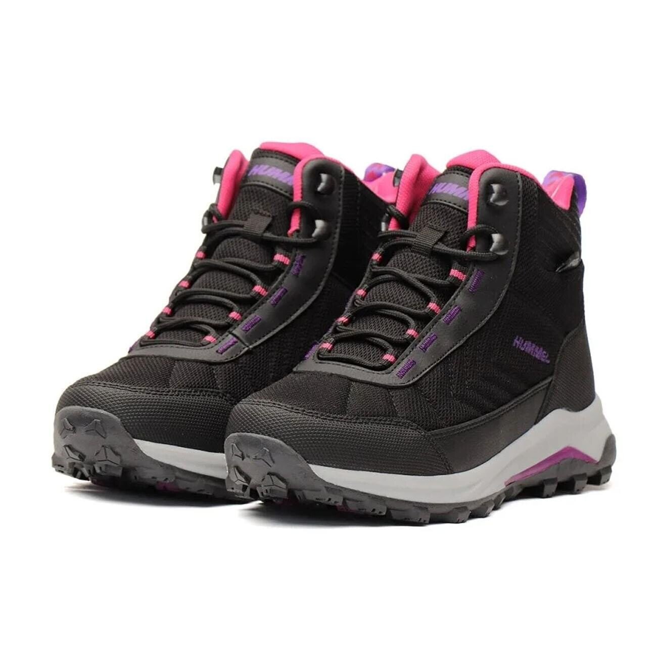 Hummel 900407 Lemos High Outdoor Ayakkabı Siyah-Pembe - 3