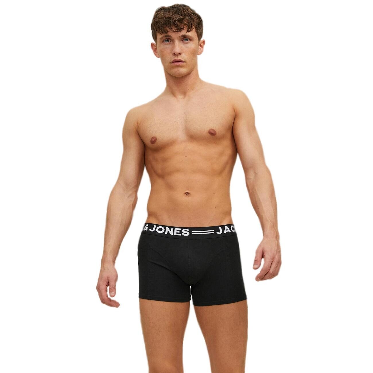 Jack & Jones 12081832 3-Pack Trunks Siyah - 2