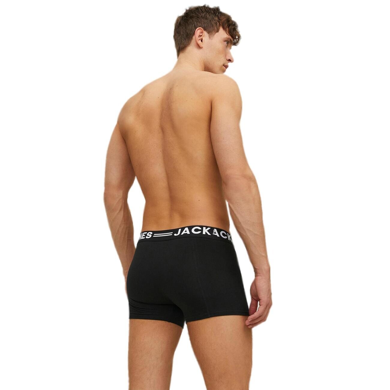 Jack & Jones 12081832 3-Pack Trunks Siyah - 3