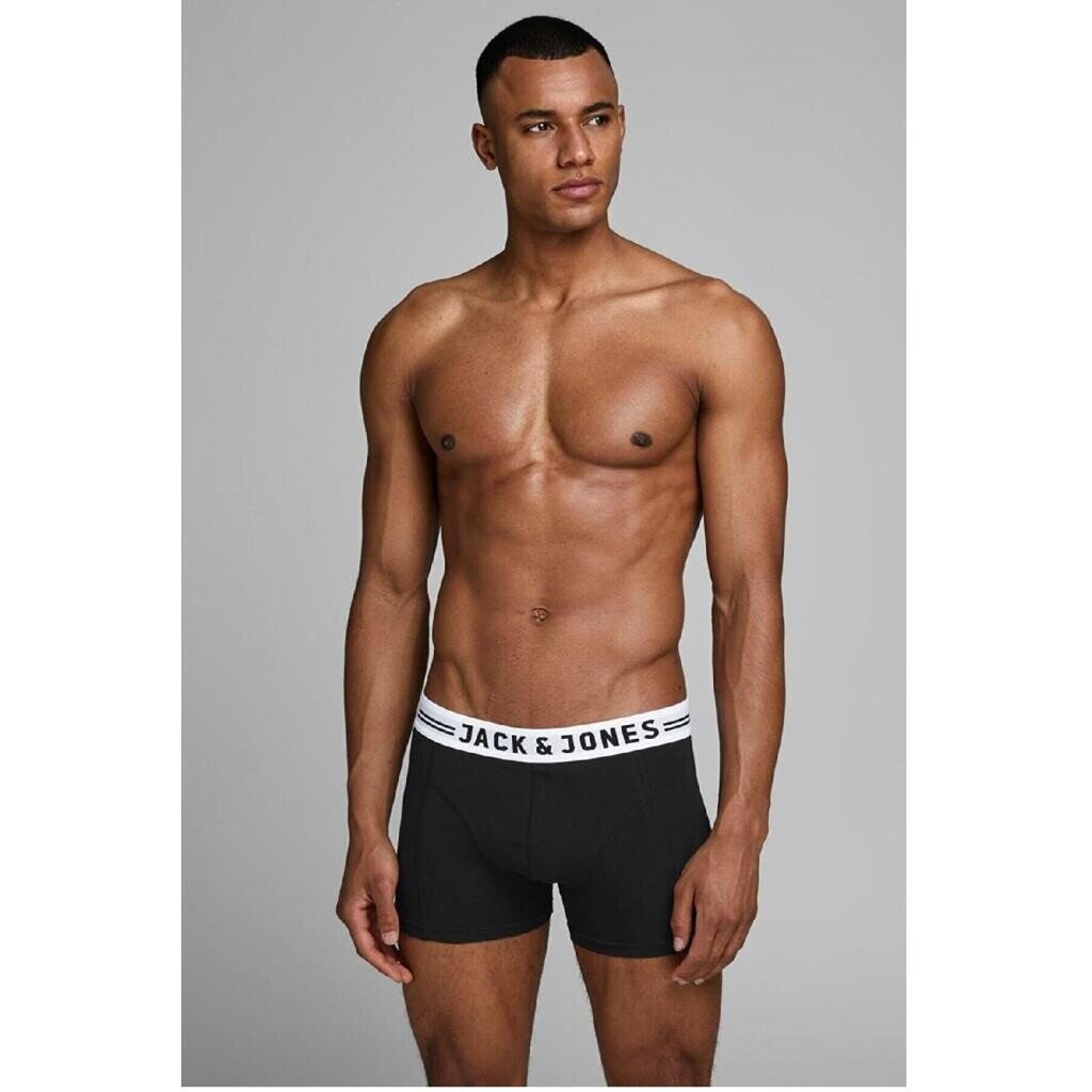 Jack & Jones 12081832 3-Pack Trunks Siyah Beyaz - 2