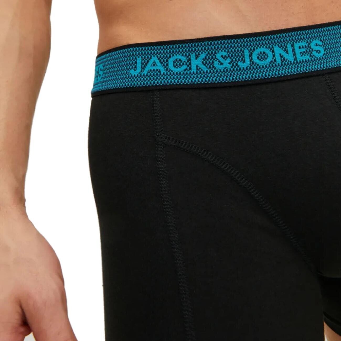 Jack & Jones 12127816 Jacwaistband 3'lü Boxer Noos Siyah - 3