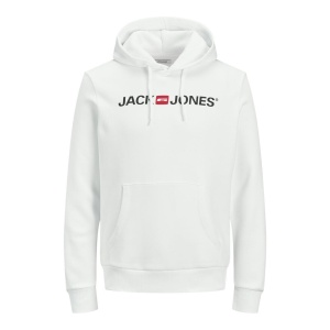 Jack & Jones 12137054 Jejcorp Sweat Hood Noos Beyaz 