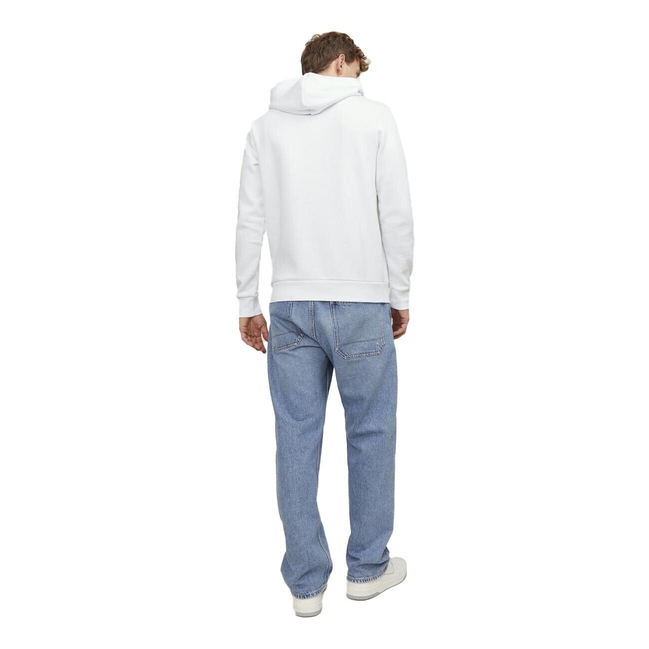 Jack & Jones 12137054 Jejcorp Sweat Hood Noos Beyaz - 3