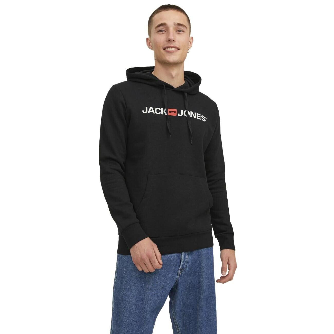 Jack & Jones 12137054 Jejcorp Sweat Hood Noos Siyah - 3