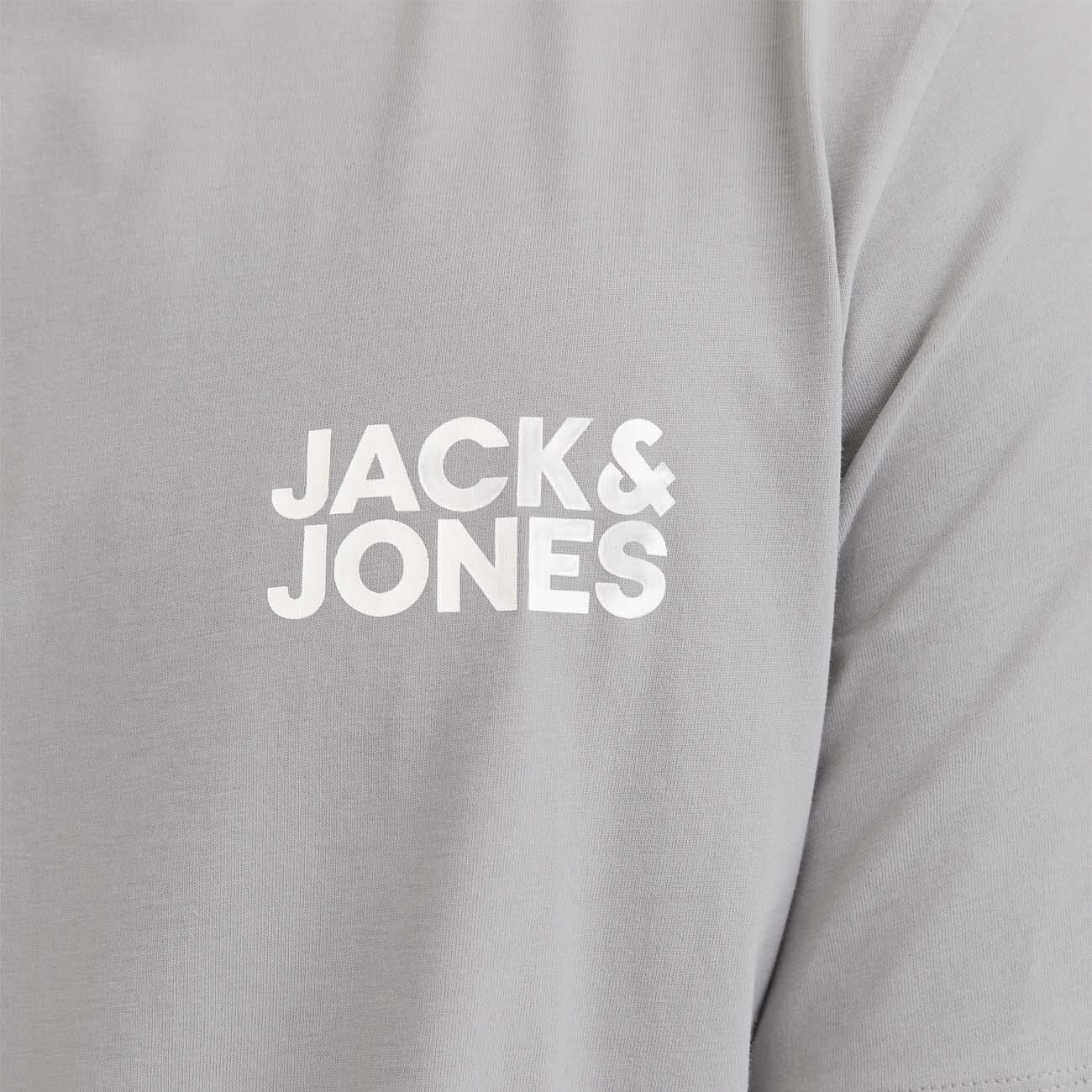 Jack & Jones 12151955 Jjecorp Logo Tee Ss O-Neck Noos Gri - 4