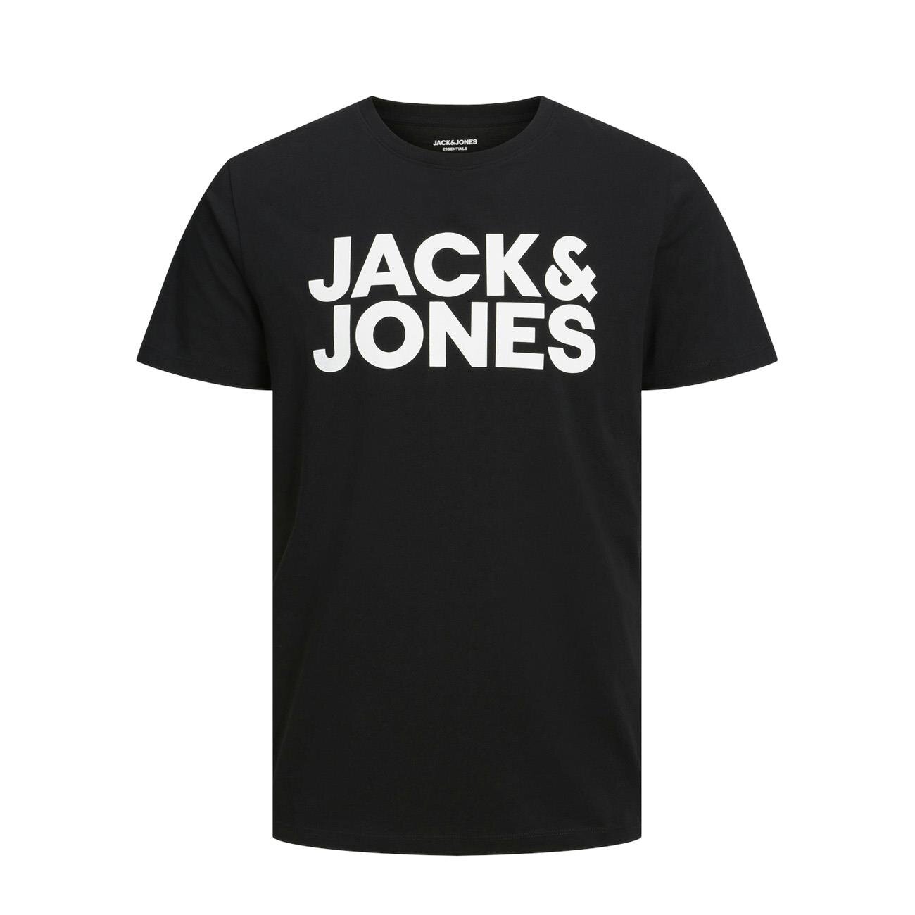 Jack & Jones 12151955 Jjecorp Logo Tee Ss O-Neck Noos Siyah-Beyaz - 1