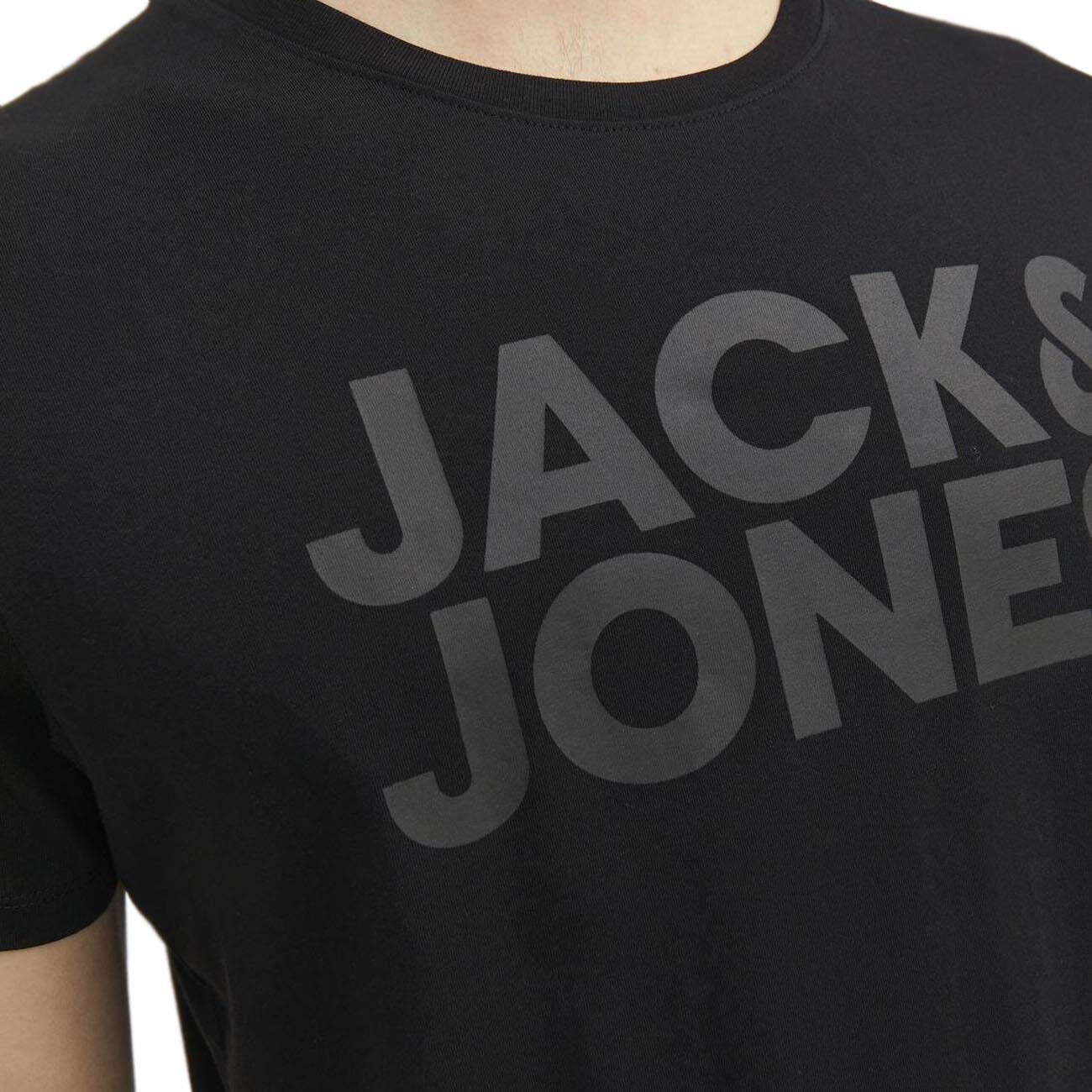 Jack & Jones 12151955 Jjecorp Logo Tee Ss O-Neck Noos Siyah-Siyah - 3