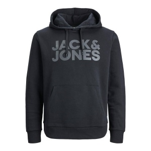 Jack & Jones 12152840 Jjecorp Logo Sweat Siyah Büyük 