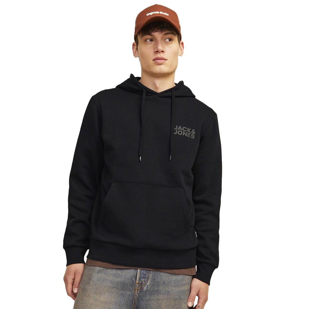 Jack & Jones 12152840 Jjecorp Logo Sweat Siyah Küçük - 2