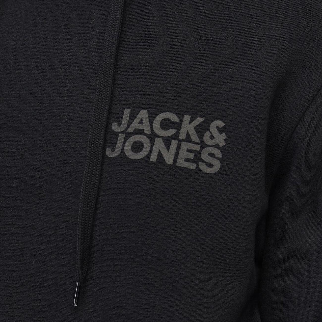 Jack & Jones 12152840 Jjecorp Logo Sweat Siyah Küçük - 4