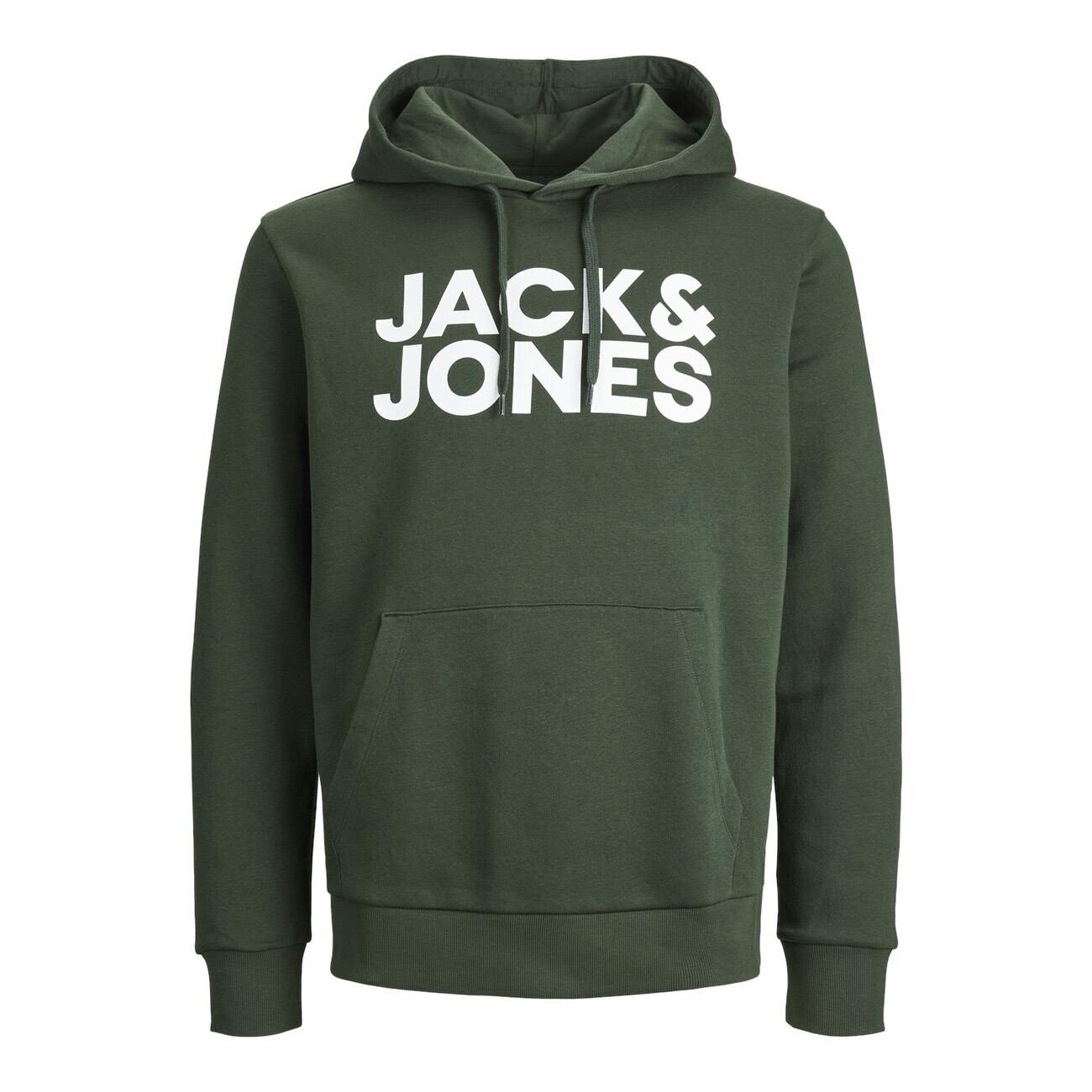 Jack & Jones 12152840 Jjecorp Logo Sweat Yeşil - 1