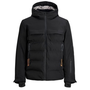 Jack & Jones 12225287 Jcotarwin Puffer Mont Siyah 