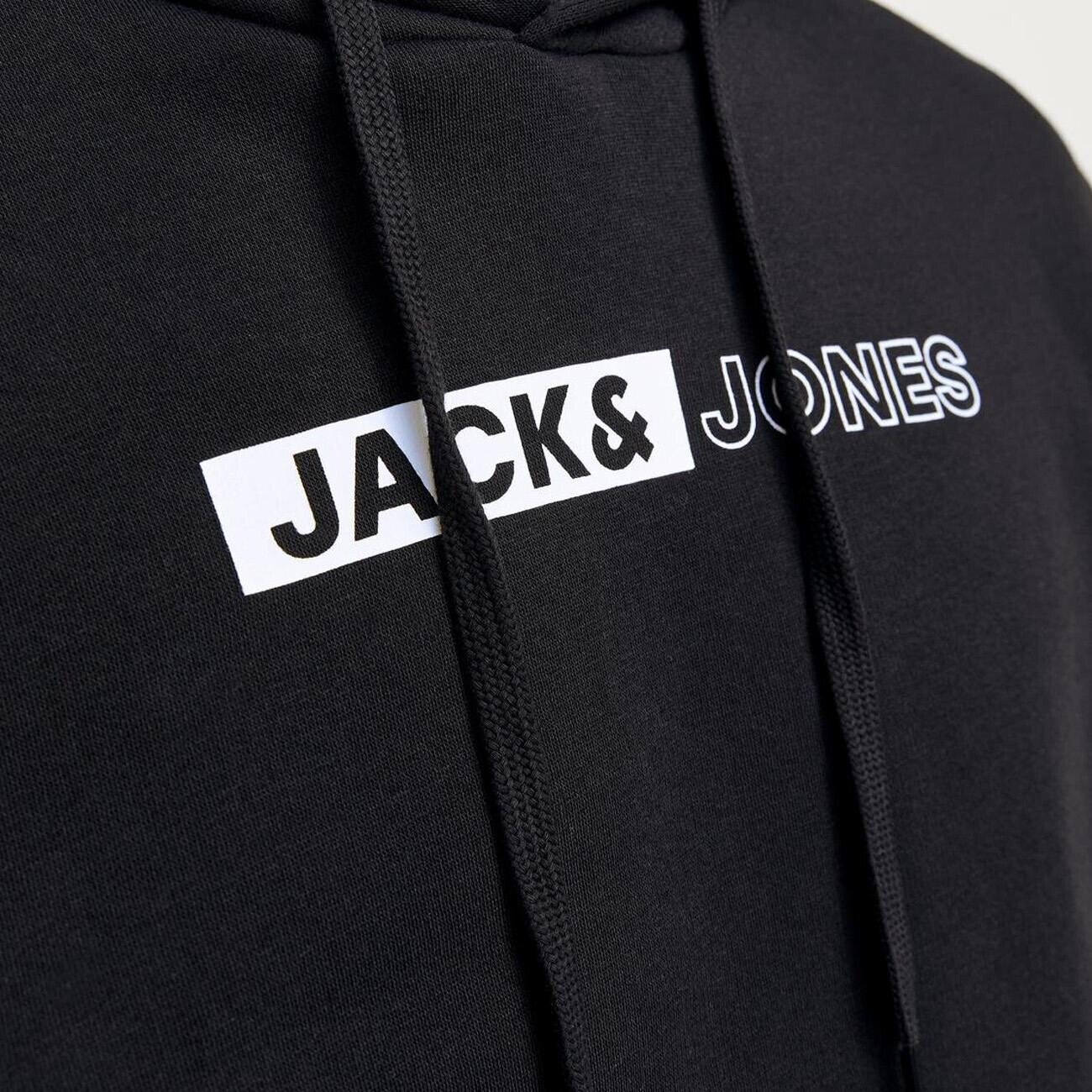 Jack & Jones 12233599 Jjecorp Logo Sweat Hood Siyah - 3