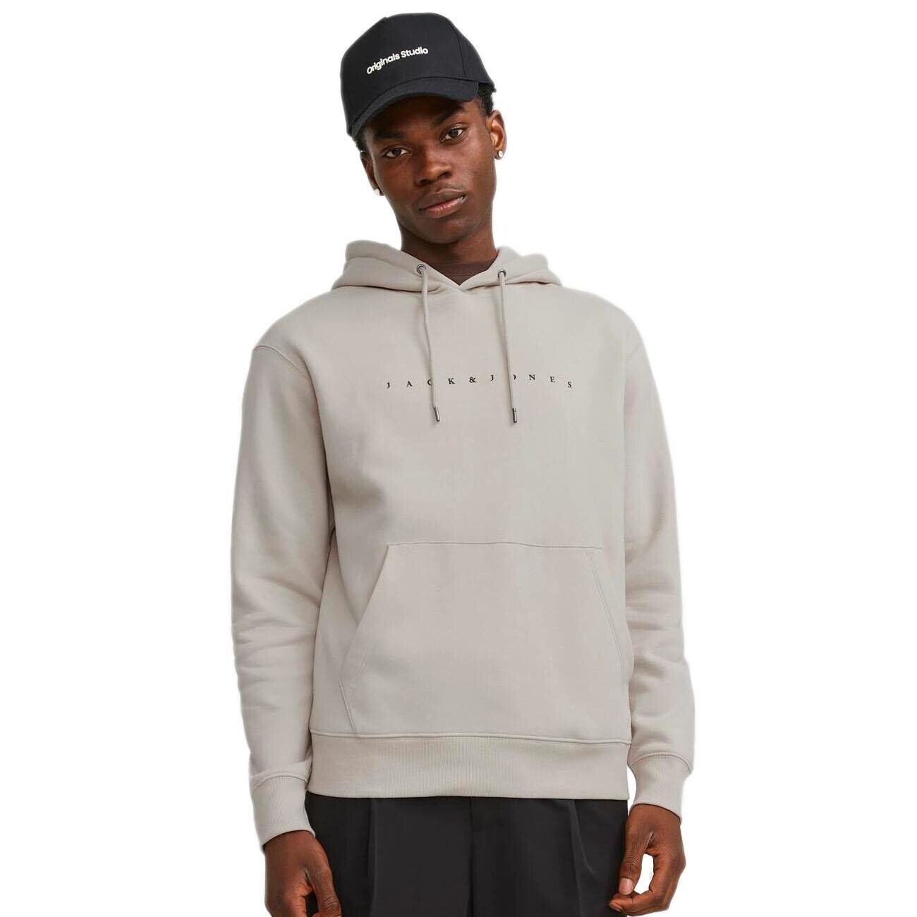 Jack & Jones 12233972 Jjestar Jj Sweat Hood Noos Ay Işığı - 4