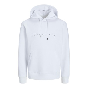 Jack & Jones 12233972 Jjestar Jj Sweat Hood Noos Beyaz 