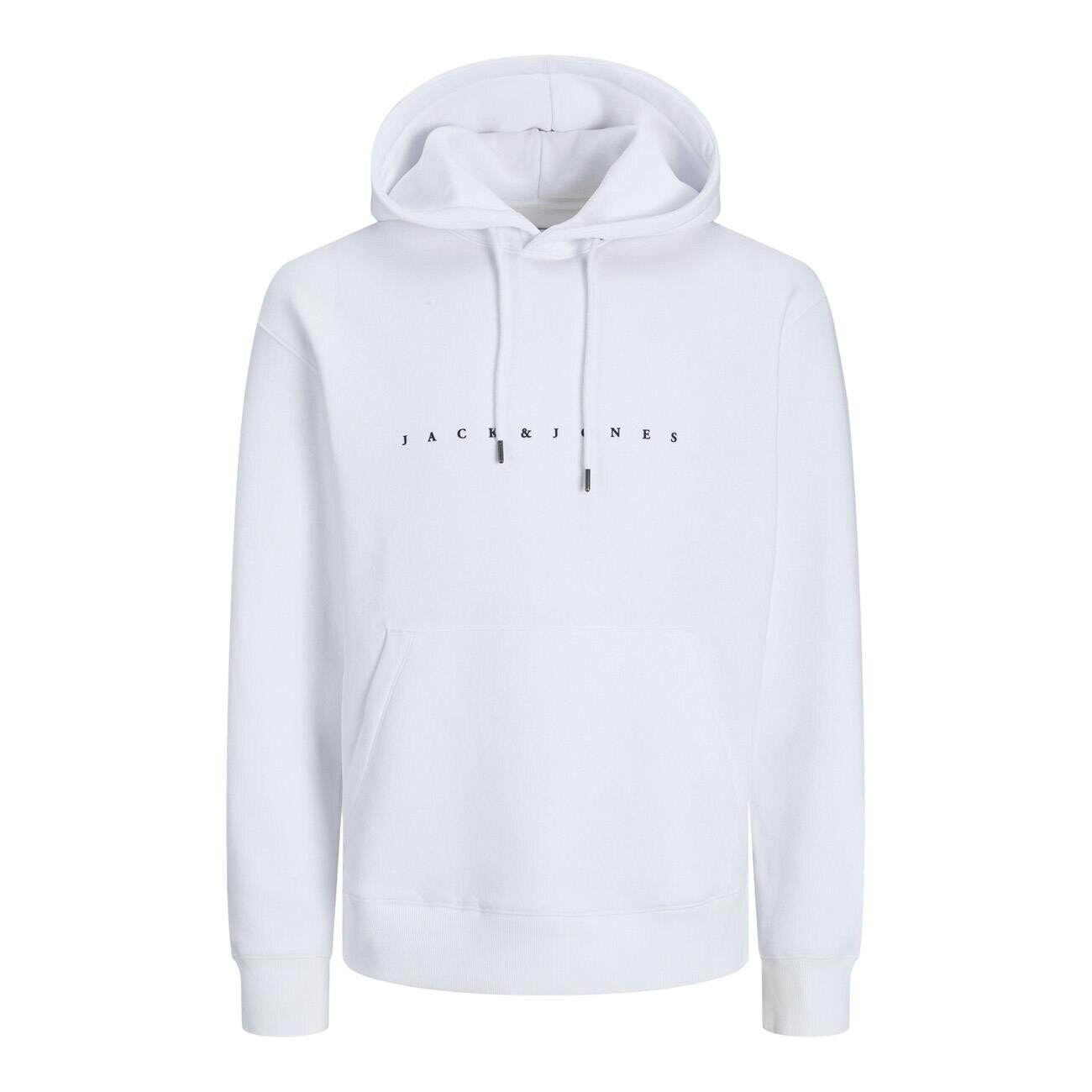 Jack & Jones 12233972 Jjestar Jj Sweat Hood Noos Beyaz - 1