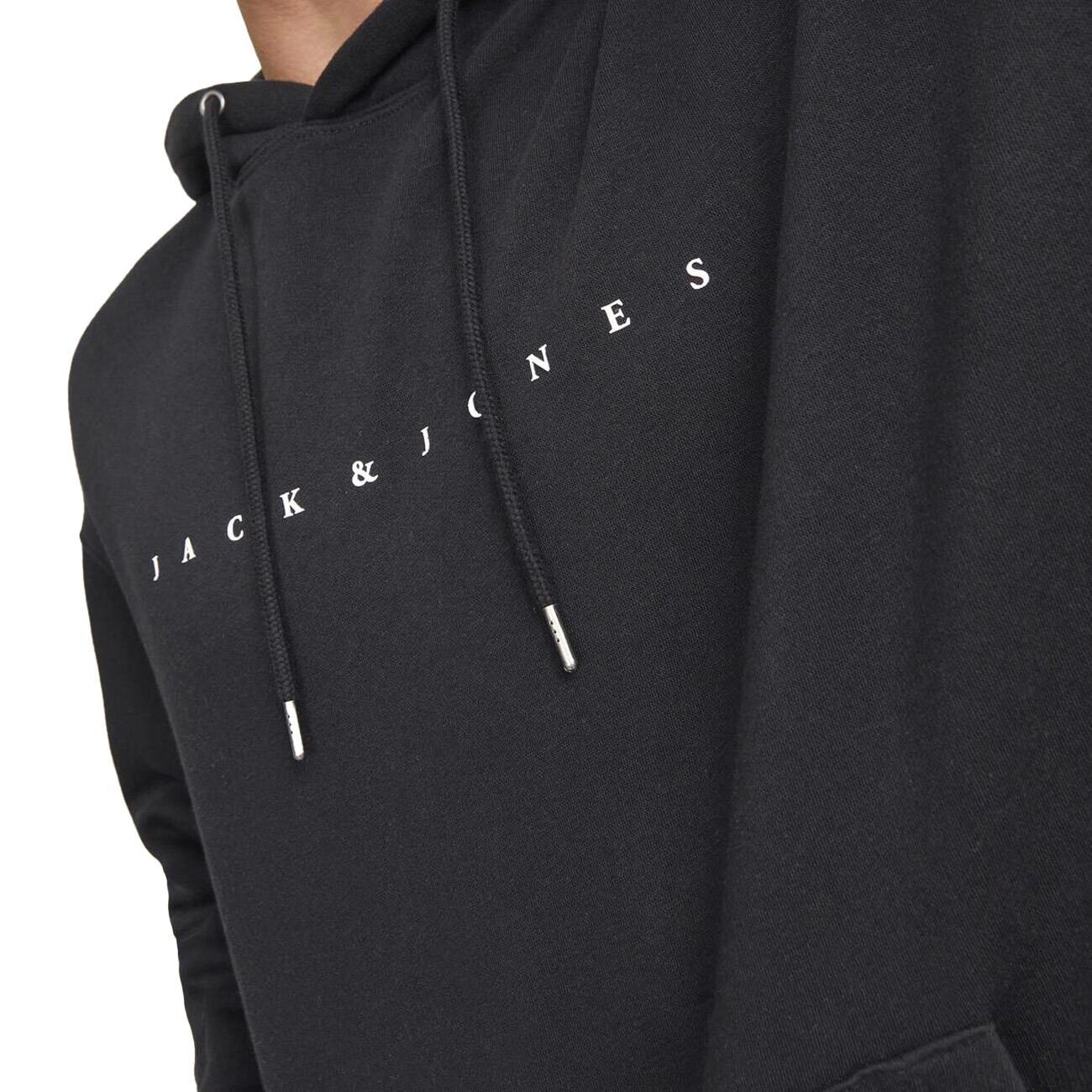 Jack & Jones 12233972 Jjestar Jj Sweat Hood Noos Siyah - 4