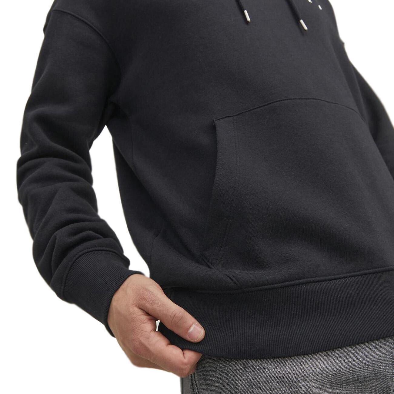 Jack & Jones 12233972 Jjestar Jj Sweat Hood Noos Siyah - 5