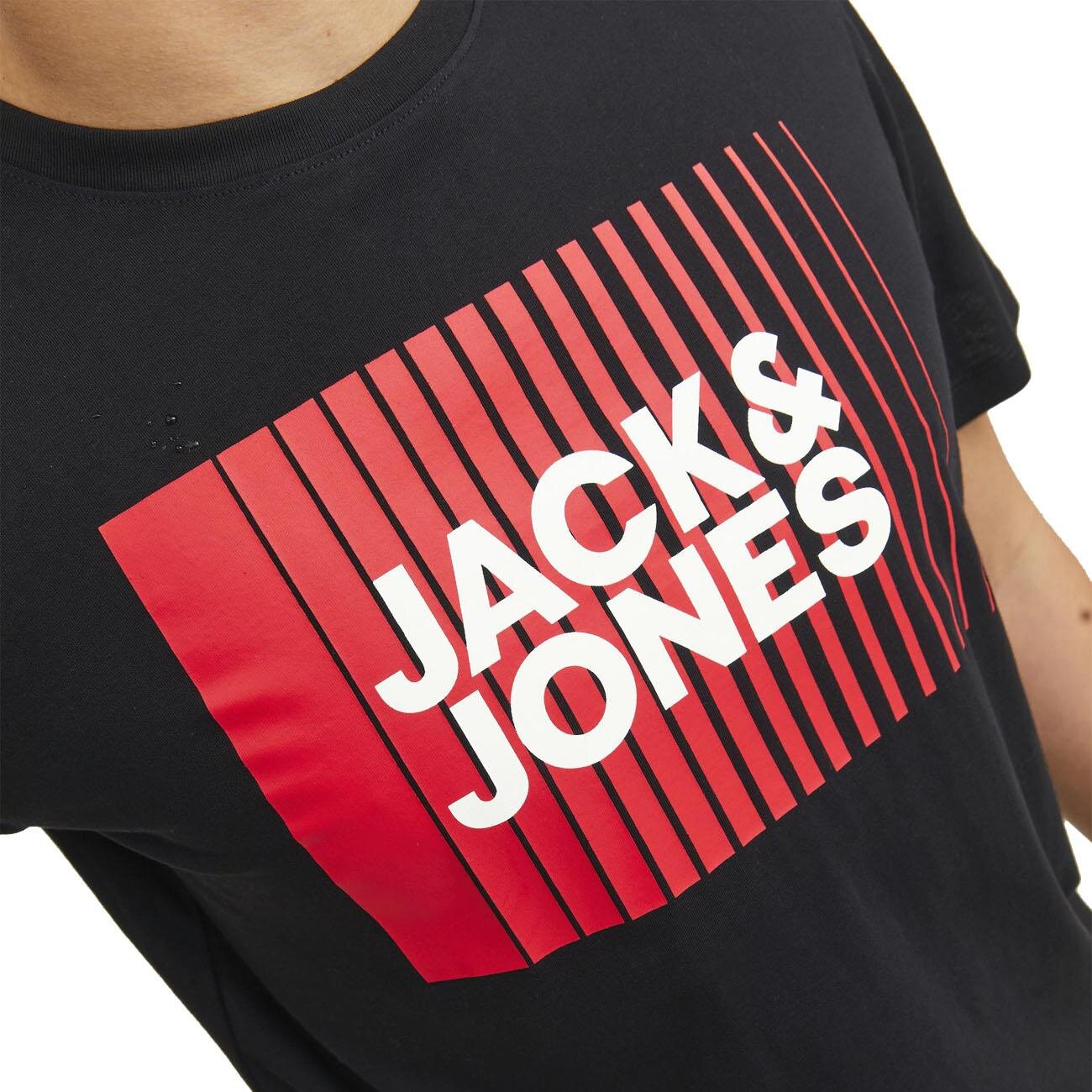 Jack & Jones 12233999 Jjecorp Logo Tee Play Ss O-Neck Noos Siyah - 3