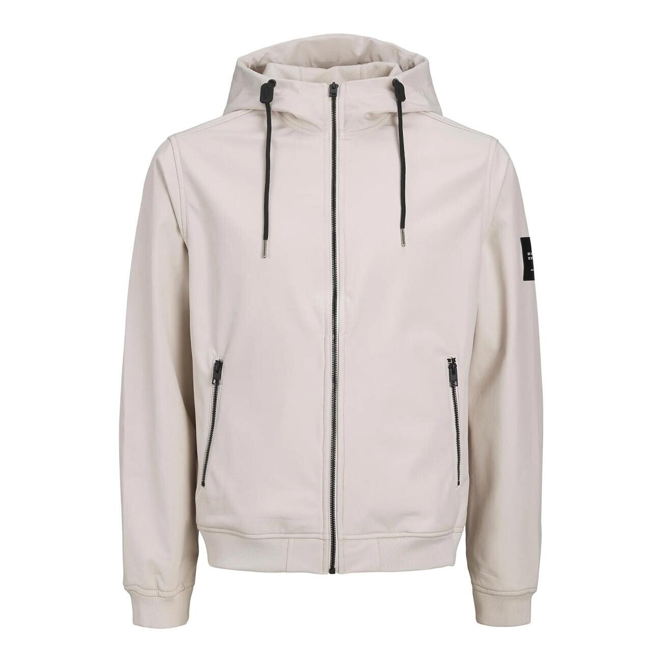 Jack & Jones 12236300 Jjebasic Softshell Hood Noos Ay Işığı - 1