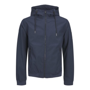 Jack & Jones 12236300 Jjebasic Softshell Hood Noos Lacivert 