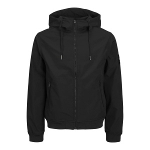 Jack & Jones 12236300 Jjebasic Softshell Hood Noos Siyah 