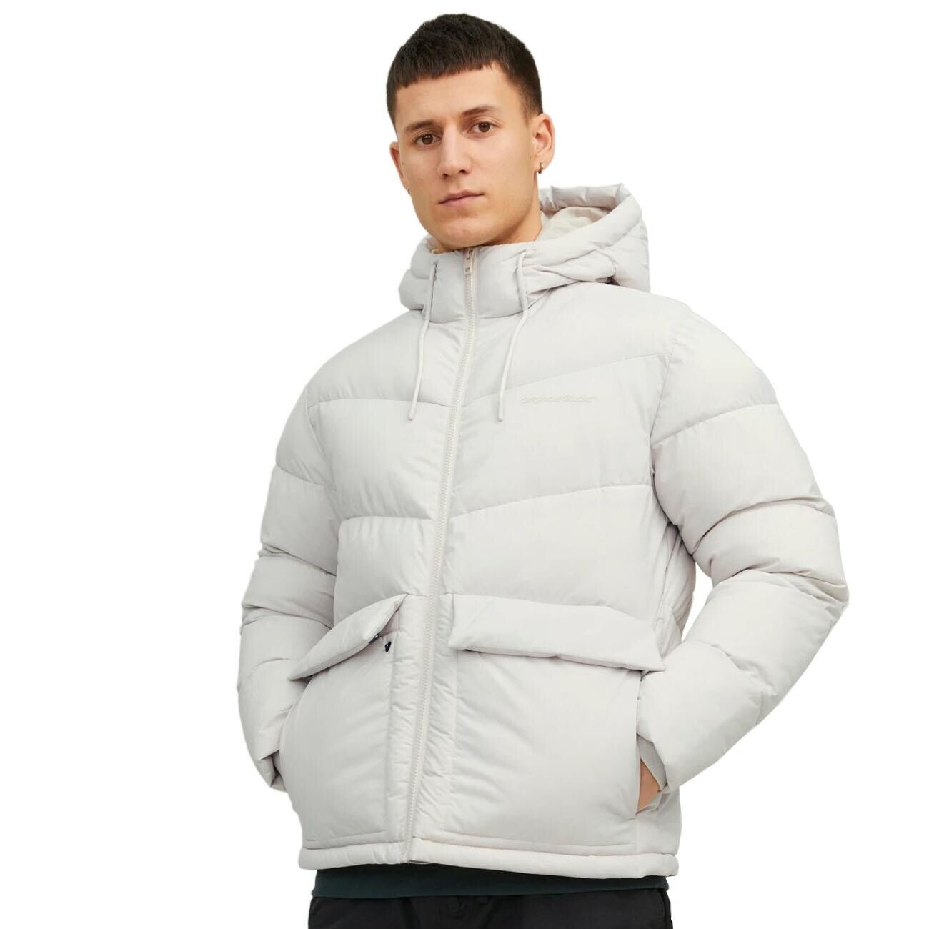 Jack & Jones 12238849 Jorvesterbro Puffer Ceket Sn Ay Işığı - 4