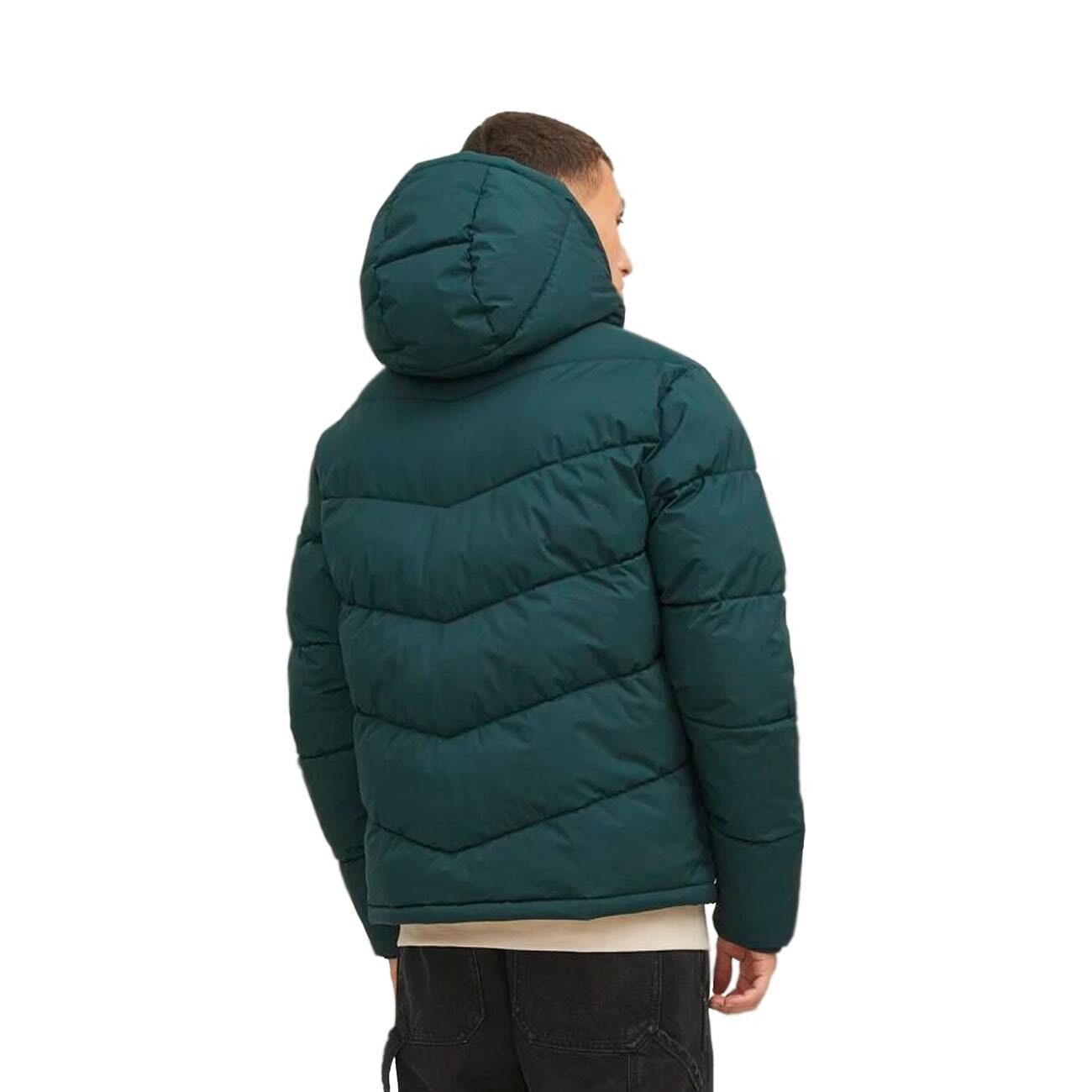 Jack & Jones 12238849 Jorvesterbro Puffer Ceket Sn Yeşil - 3