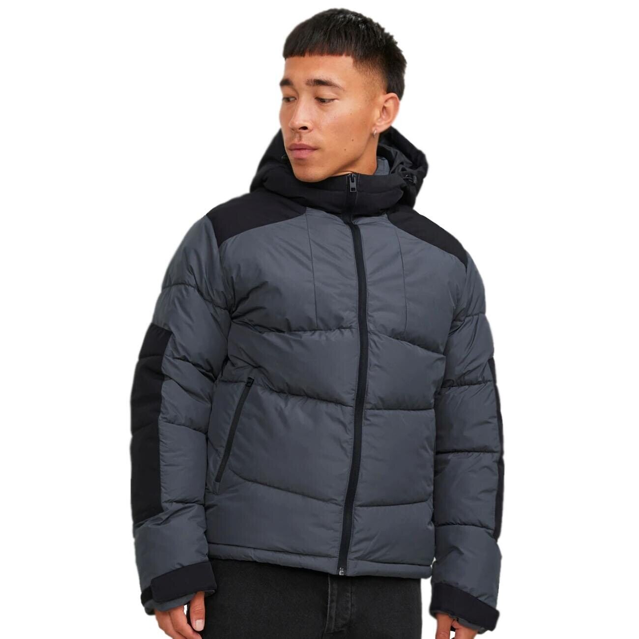 Jack & Jones 12239001 Jcootis Puffer Sn Gri - 2