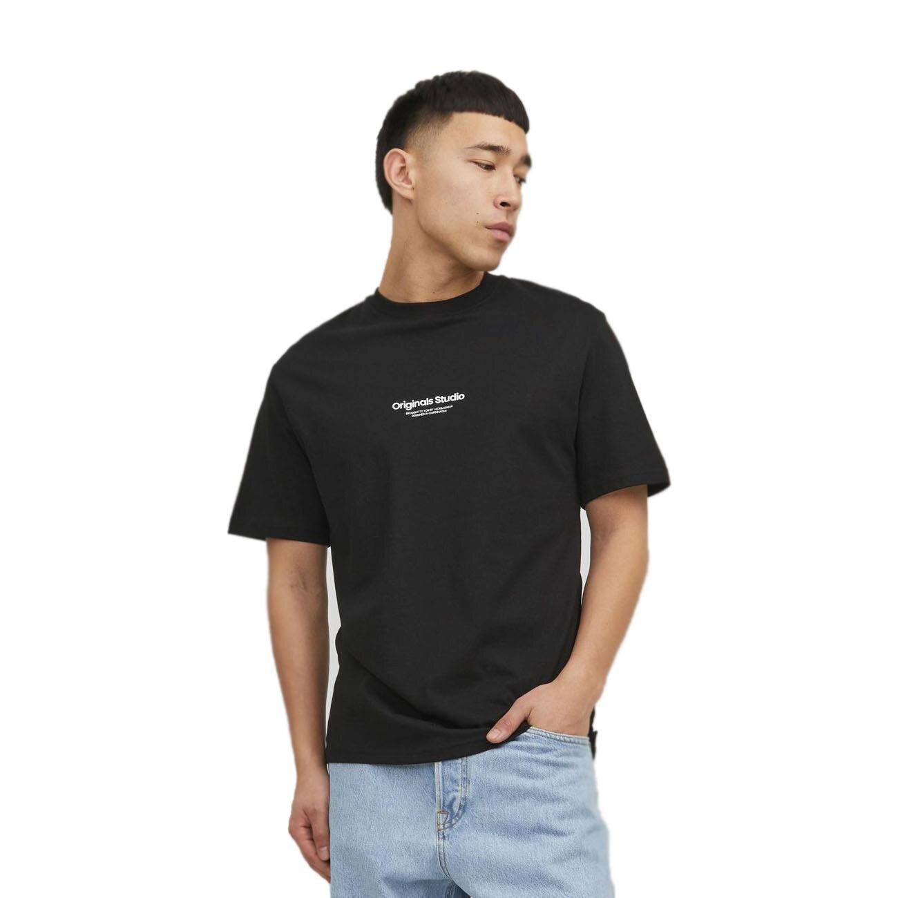 Jack & Jones 12240121 Jorvesterbro Tee Ss Crew Neck Noos Siyah - 2