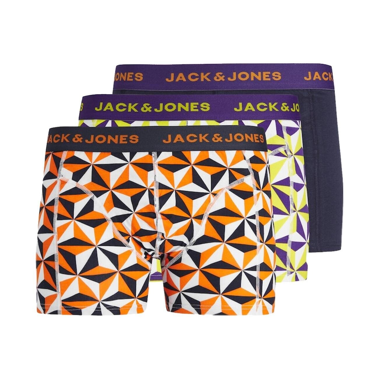 Jack & Jones 12240234 Jacgeometrıc Gems 3'lü Boxer Renkli - 1