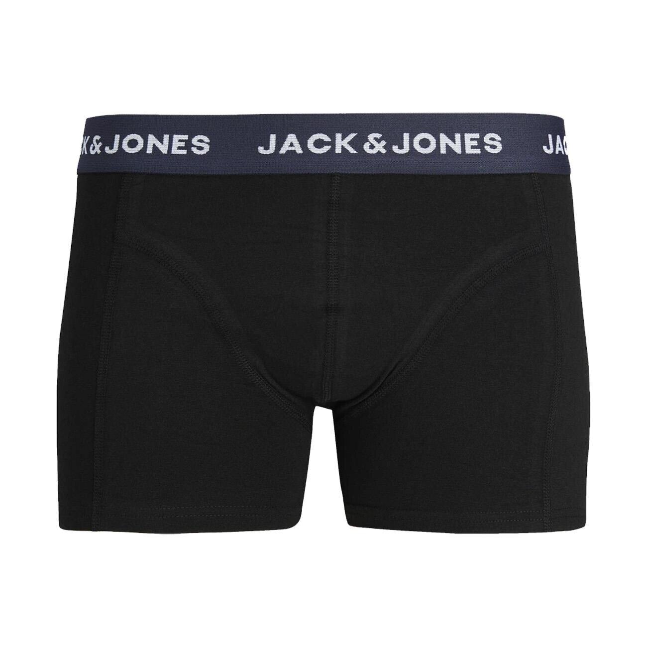 Jack & Jones 12240256 Jacsolid Alex 3'lü Boxer Siyah - 3