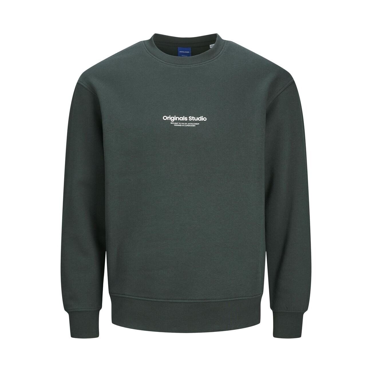 Jack & Jones 12241694 Jorvesterbro Sweat Noos Yeşil - 1