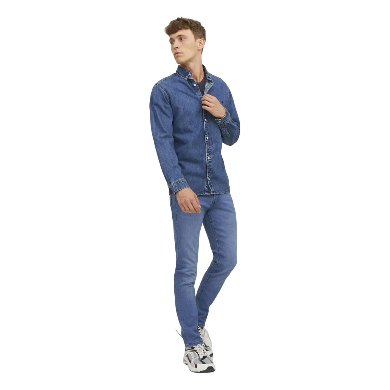 Jack & Jones 12243592 Jjiglenn Jjoriginal SQ 223 Noos Mavi - 3