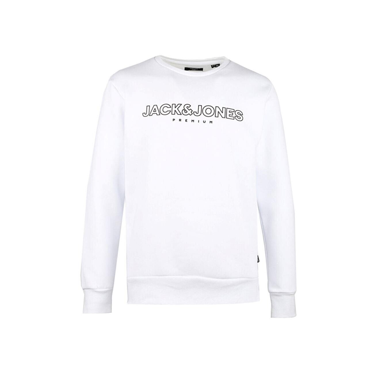 Jack & Jones 12245593 Jprblajason Branding Sweat Beyaz - 1