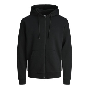 Jack & Jones 12249342 Jjebradley Sweat Zip Siyah 