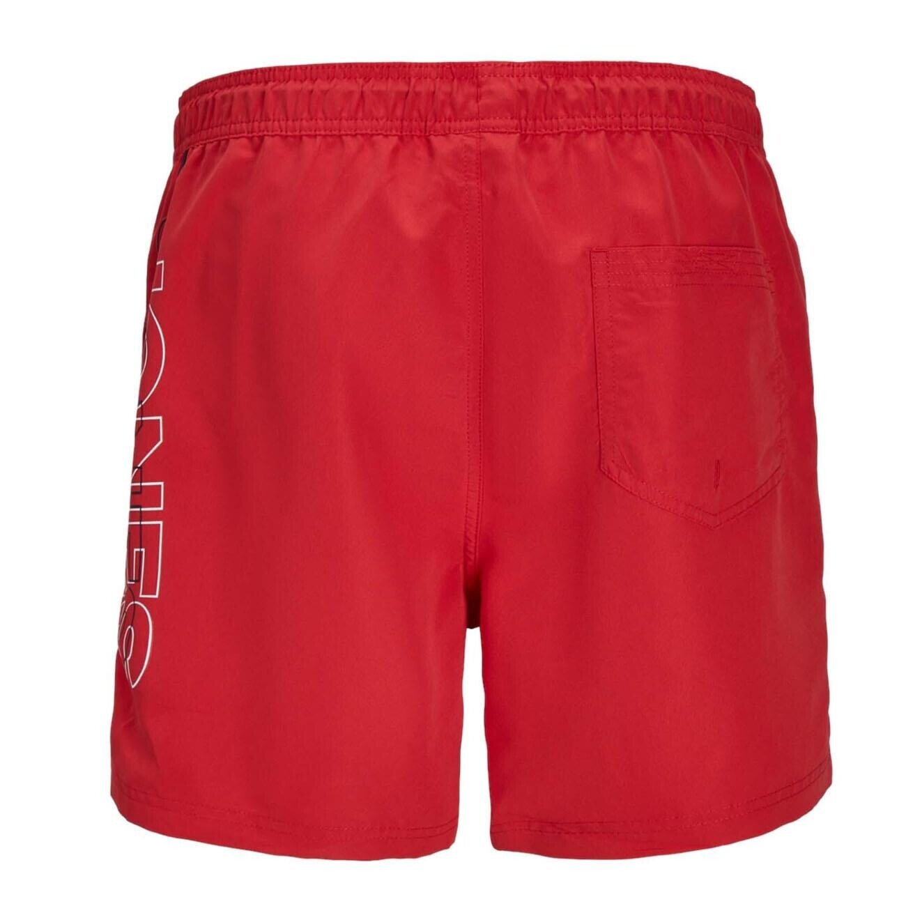 Jack & Jones 12253118 Jpstfiji Jjswim Double Logo Sn Ly Kırmızı - 2